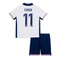 England Phil Foden #11 Hemmaställ Barn EM 2024 Korta ärmar (+ Korta byxor)